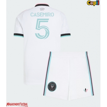 Inter Miami Casemiro #5 Echipament de Fotbal Replică 2026-27 Copii Treilea (+ Șorturi)